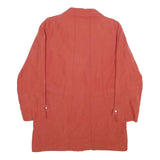 BIAGGINI Womens Red Button Jacket UK 10 Polyester Blend Classic Stylish
