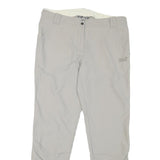 JACK WOLFSKIN Womens Beige Regular Fit Straight Leg Trousers W34 L29 Outdoor Zip