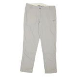 JACK WOLFSKIN Womens Beige Regular Fit Straight Leg Trousers W34 L29 Outdoor Zip