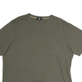 CALVIN KLEIN Womens Green T-Shirt M Short Sleeve Crew Neck Classic Cotton Tee