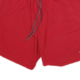 TOMMY HILFIGER Mens Red Casual Shorts 2XL W36 Drawstring Comfort Style