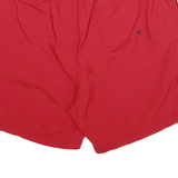 TOMMY HILFIGER Mens Red Casual Shorts 2XL W36 Drawstring Comfort Style