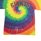 PORT & COMPANY Mens Yellow & Multi San Francisco Giants Graphic T-Shirt M Short