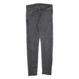 LEVI'S 519 Hi-Ball Mens Jeans Grey Slim Skinny Denim W29 L28 Cotton Blend Zip
