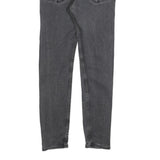LEVI'S 519 Hi-Ball Mens Jeans Grey Slim Skinny Denim W29 L28 Cotton Blend Zip