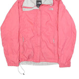 THE NORTH FACE Womens Pink Outdoor Jacket M Polyester Zip Hooded Plain Light