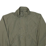 CANADA Mens Green Polyester Blend Zip Jacket M Plain Casual Outerwear