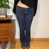 Levis Skinny Jeans - 32W UK 10 Blue Cotton Blend