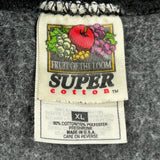 90'S Blank Made In USA Fruit Of The Loom Sweatshirt - XL Black Cotton Blend
