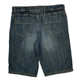 Unbranded Denim Shorts - 34W 11L Blue Denim
