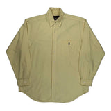 Ralph Lauren Shirt - Medium Yellow Cotton
