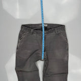 Carhartt Carpenter Trousers - 36W 30L Grey Cotton