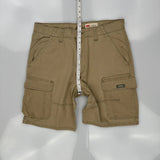 Wrangler Cargo Shorts - 34W 10L Khaki Cotton