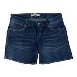 Levis Denim Shorts - 32W UK 12 Blue Denim
