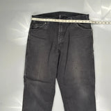 Dickies Double Knee Carpenter Trousers - 36W 31L Black Cotton