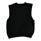 Polo By Ralph Lauren Sweater Vest - Large Black Cotton