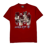 Philadelphia Phillies Mlb Graphic T-Shirt - Medium Red Cotton