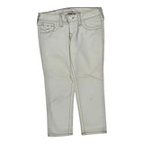 True Religion Skinny Jeans - 29W US 4 White Cotton