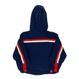 Age 6 Nike Striped Windbreaker - Medium Blue Cotton