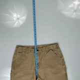 Carhartt Carpenter Trousers - 34W 29L Brown Cotton