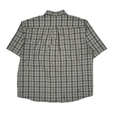 Dickies Checked Short Sleeve Shirt - 2XL Gray Cotton