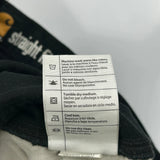 Carhartt Double Knee Carpenter Trousers - 32W 30L Black Cotton