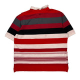 Rocawear Striped Polo Shirt - XL White Cotton