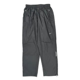 Nike Track Pants - Large Gray Polyester
