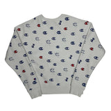 Reverse Weave Champion Sweatshirt - Small White Cotton