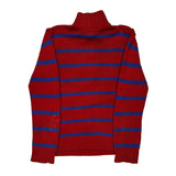 Age 13-14 Polo By Ralph Lauren Striped 1/4 Zip - XL Blue Cotton