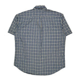 Tommy Hilfiger Checked Short Sleeve Shirt - XL Yellow Cotton