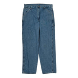 Lee Carpenter Pants - 33W 32L Blue Cotton