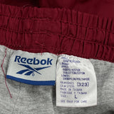 Reebok Track Pants - Large Red Polyester