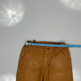 Carhartt Carpenter Trousers - 26W 31L Brown Cotton