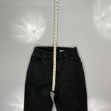 550 Levis Jeans - 26W UK 6 Black Cotton