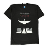 Vintage 1993 Barry Manilow Tour Fruit Of The Loom Single Stitch T-Shirt - Large Black Cotton