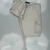 Lee Cargo Cargo Shorts - 36W 11L Beige Cotton