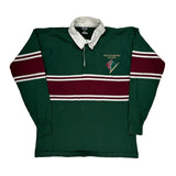 South Oakleigh College Psw Striped Rugby Shirt - Small White Cotton