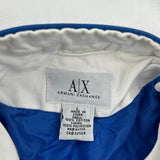 Armani Exchange Contrast Stitch Jacket - Large White Cotton