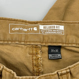 Carhartt Carpenter Trousers - 28W 30L Brown Cotton