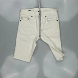 True Religion Denim Shorts - 30W 12L White Cotton