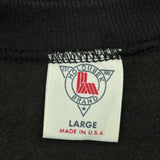 Motorcycle Harley Davidson Graphic Long Sleeve T-Shirt - Large Black Cotton
