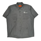 Red Kap Short Sleeve Shirt - XL Gray Polyester Blend