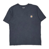 Carhartt T-Shirt - Large Gray Cotton