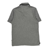 Adidas Polo Shirt - Small Grey Cotton