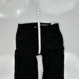 Carhartt Double Knee Carpenter Trousers - 25W 30L Black Cotton