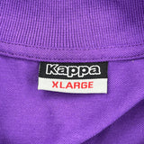 Kappa Polo Shirt - XL Purple Cotton