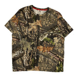 Scent Control Mossy Oak Camo T-Shirt - 2XL Green Cotton