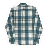 Slim Fit Lacoste Checked Shirt - XL Blue Cotton