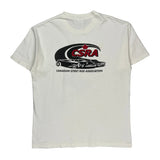 Canadian Street Rod Association Anvil Graphic T-Shirt - Large White Cotton
